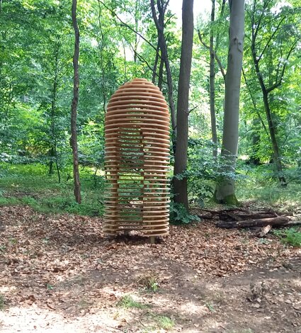 Space-time capsules Darmstadt Forest trail 