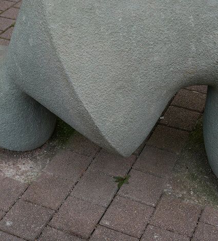 Emanuela Camacci Artwok stone sculpture Towards. Hofheim am Taunus. Germany Emanuela Camacci Artwok stone sculpture Towards. Hofheim am Taunus. Germany