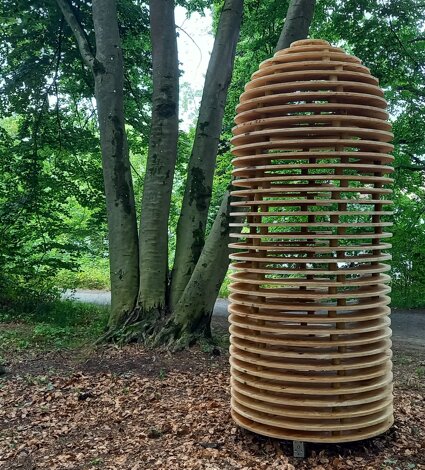 Space-time capsules Darmstadt Forest trail 