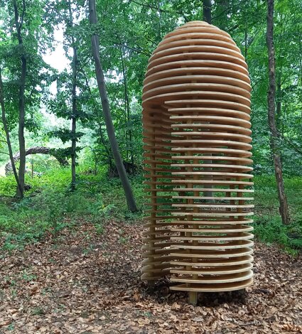 Space-time capsules Darmstadt Forest trail 