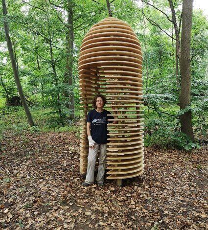 Space-time capsules Darmstadt Forest trail with Emanuela Camacci
