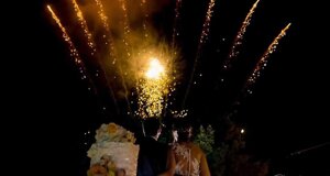 fuochi d'artificio matrimonio