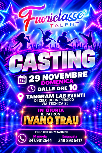 casting fuoriclasse talent neon casting fuoriclasse talent neon
