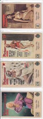lotto-4-phone-card-vintage-film-magazines