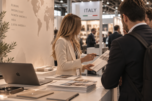 networking internazionale alla fiera commerciale