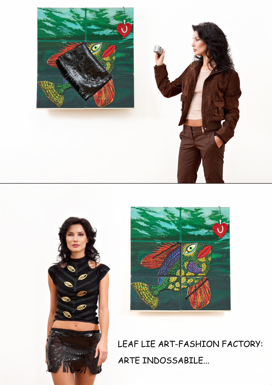 02 minigonna pesciolina a4 - fish mini skirt ita - modella russa