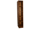 libreria-in-legno-colore-noce-salvaspazio