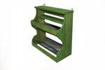 piattaia-in-legno-massello-colore-verde-e-scolapiatti-acciaio