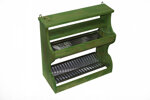 piattaia-in-legno-massello-colore-verde-e-scolapiatti-acciaio