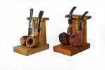 portapipe-in-legno-2-posti-espositore-da-tavolo-colore-ciliegio