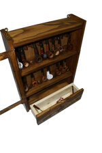 vetrina-portapipe-in-legno-20-posti-con-cassetto