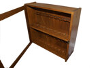 portapipe-vetrina-20-posti-in-legno-noce-rastrelliera