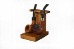 portapipe-in-legno-2-posti-espositore-da-tavolo-colore-ciliegio