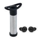 set-salvavino-con-pompa-silver-e-2-tappi-in-gomma-inclusi