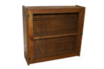 portapipe-vetrina-20-posti-in-legno-noce-rastrelliera
