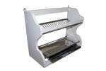 piattaia-bassa-in-legno-colore-bianco-e-colapiatti-acciaio