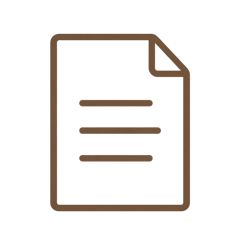 icona di documento con angolo piegato