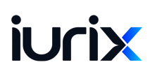 logo iurix blu su trasparenza