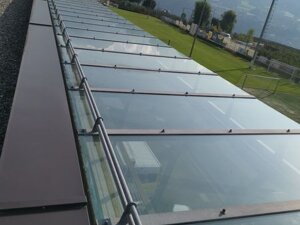 Pensilina in vetro