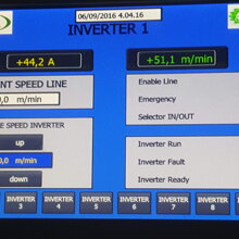 Pannello HMI Stato inverter Pannello HMI Stato inverter