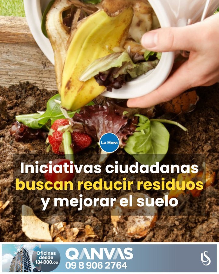 Iniciativas ciudadanas buscan reducir residuos y mejorar el suelo