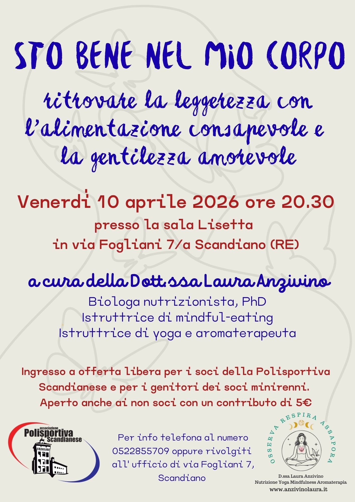 Sto bene con il mio corpo: ritrovare la leggerezza con l'alimentazione consapevole