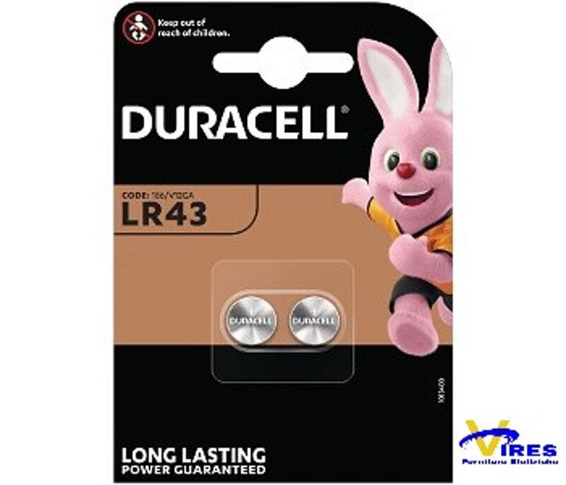 batterie-a-bottone-lr43-duracell