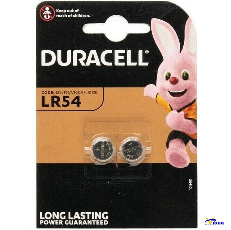 batterie-a-bottone-lr54-duracell