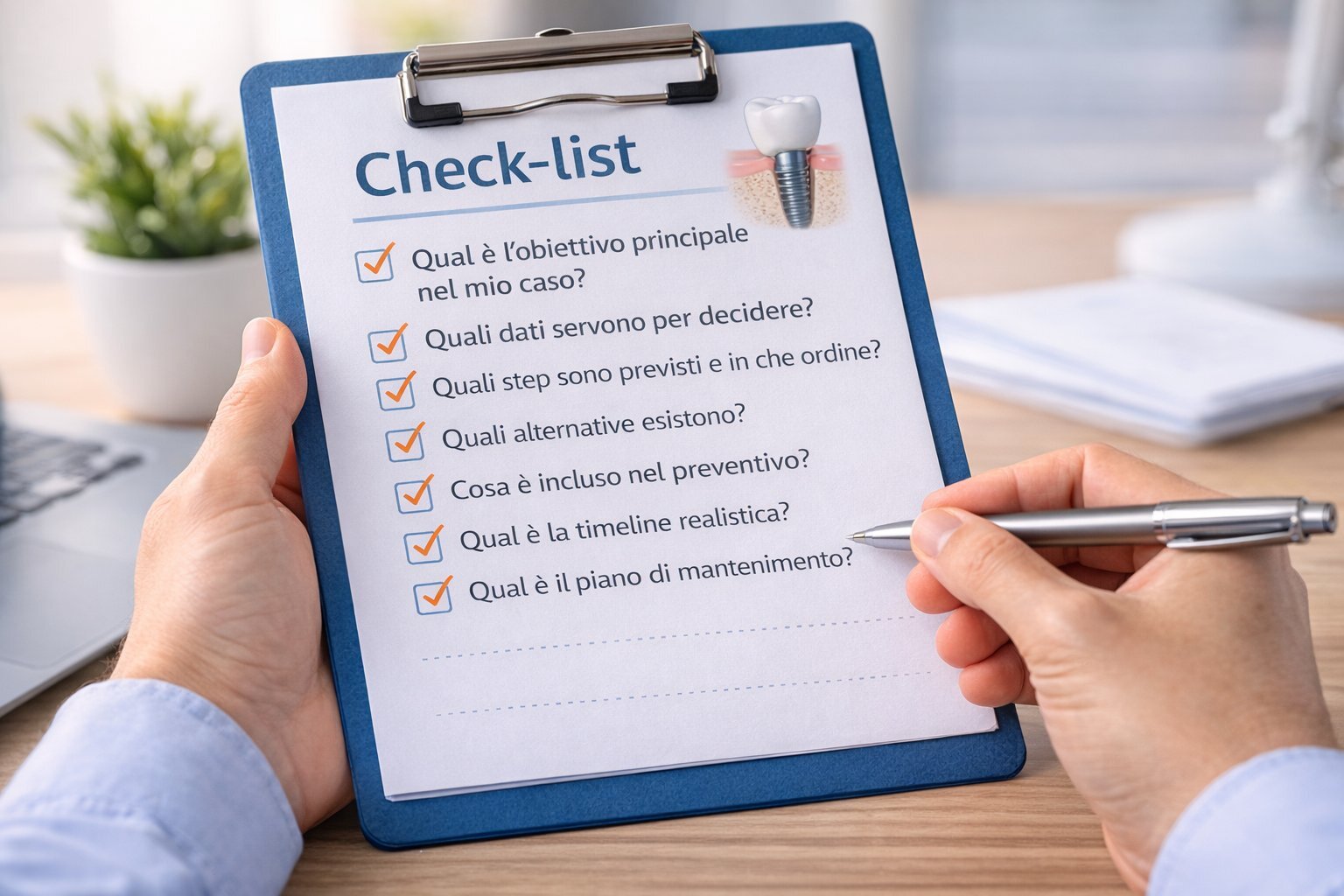 Check-list: 7 domande per scegliere un percorso implantologico con criterio