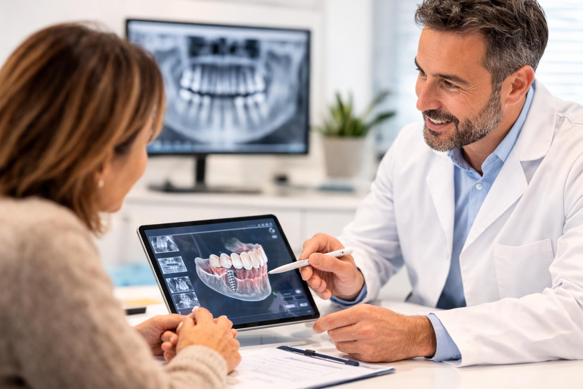 Prima visita implantologica: cosa succede davvero e quali domande fare