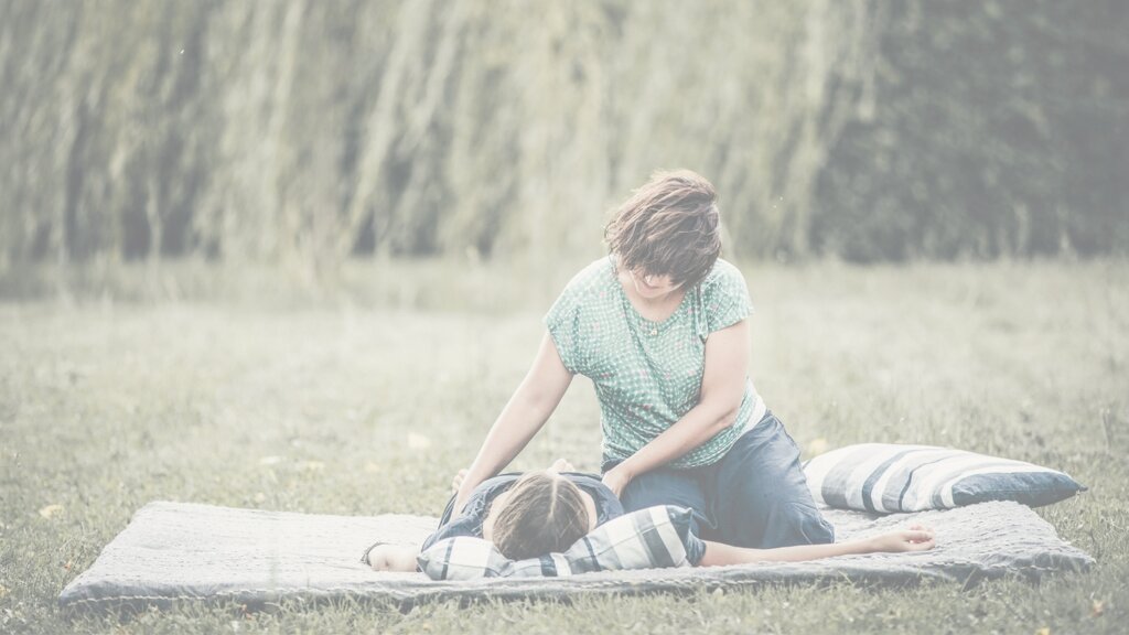 seduta shiatsu all'aperto seduta shiatsu all'aperto