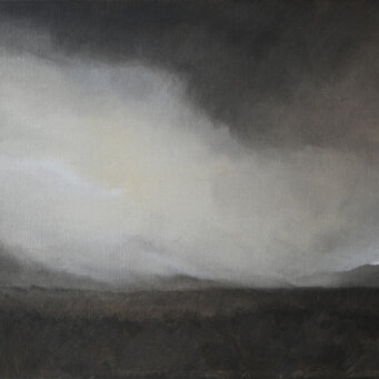 Dopo il temporale, 2012 Olio su tela, 40x80cm