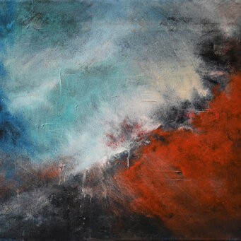 Pendio illuminato, 2015 Olio su tela, 40x50cm