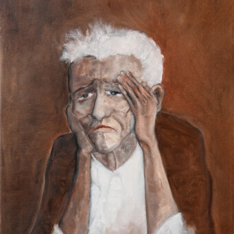 Saggezza, 2011 Olio su tela, 45x60cm