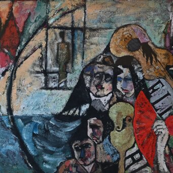 Il sogno, 1963 Tempera su carta, 21x29,7cm