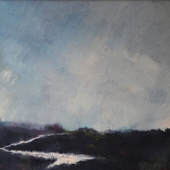 Infinito, 2019 Olio su tela, 50x80cm