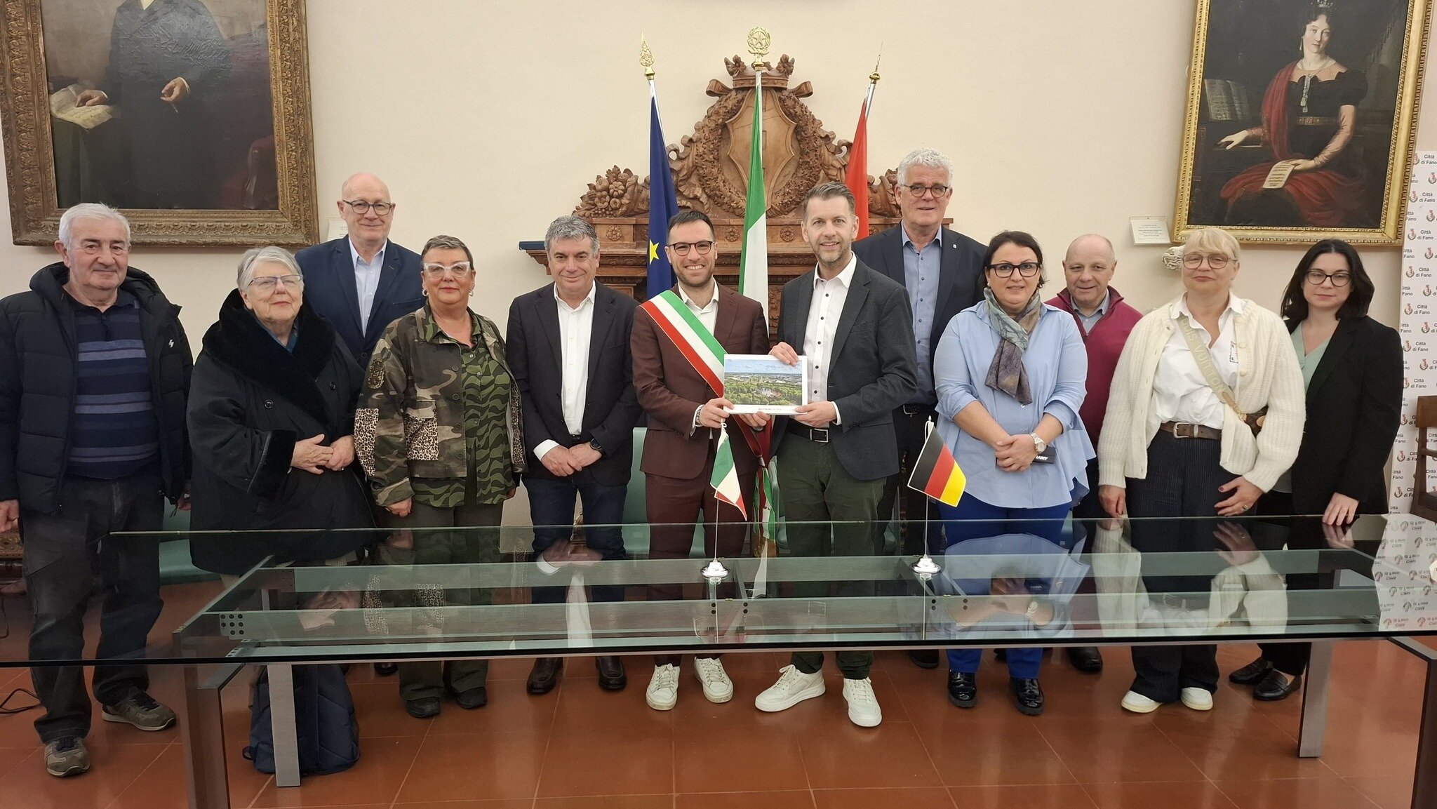 Il sindaco di Wolfsburg a Fano: "Legame forte con il territorio che dura da mezzo secolo"