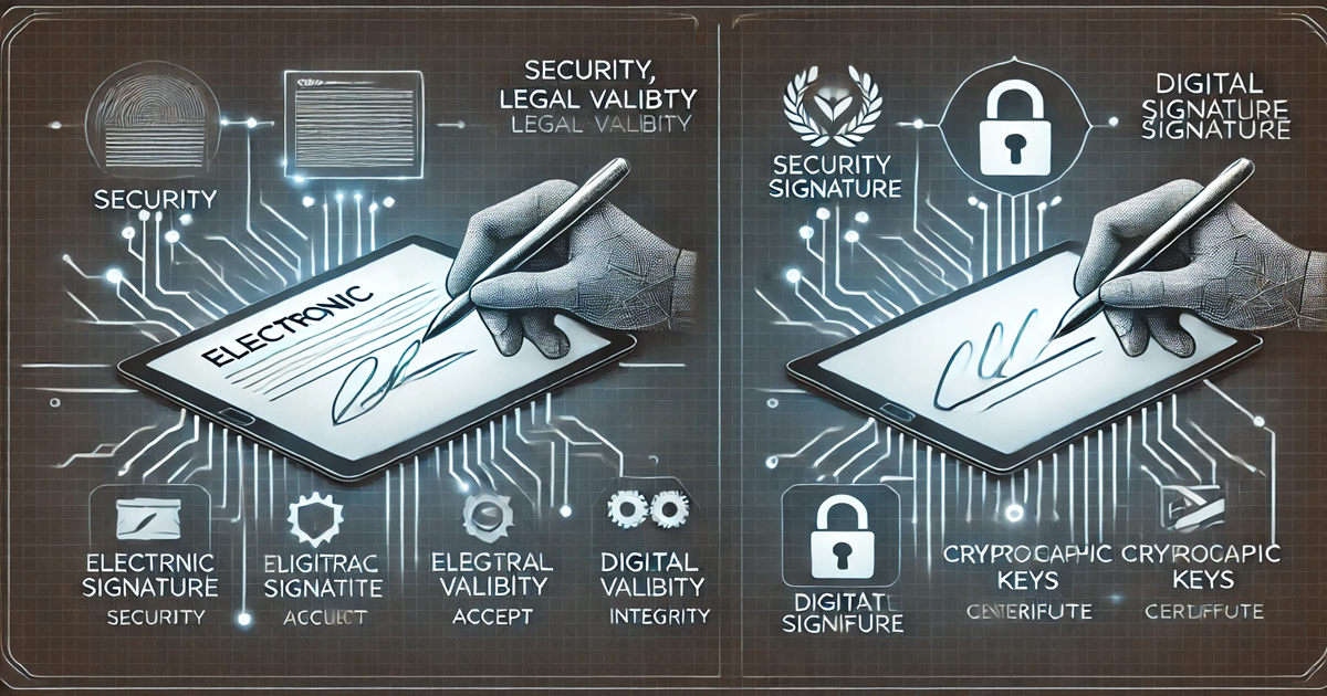 Differenza tra Firma Elettronica e Firma Digitale