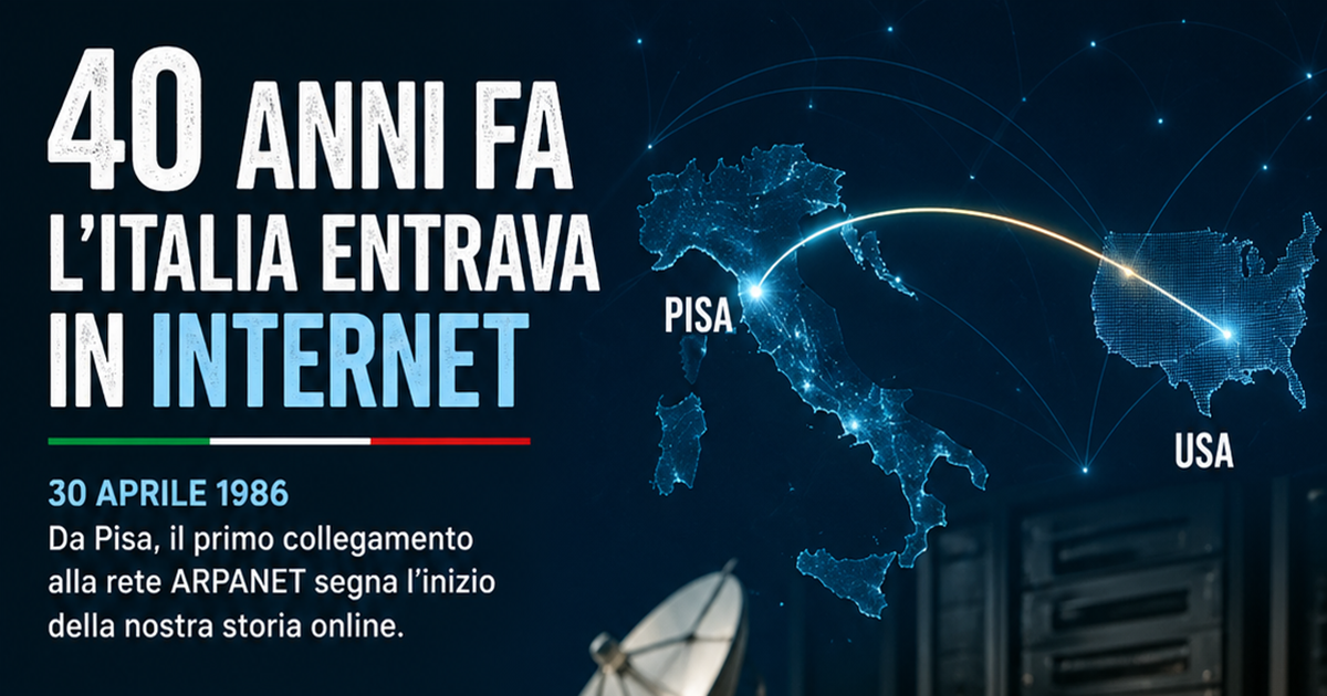 Quarant’anni online: il giorno in cui l’Italia si collegò alla rete