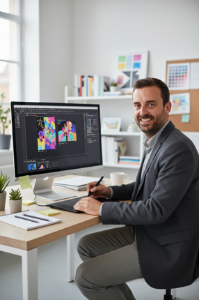 gemini-2.5-flash-image-preview_create_the_image_of_a_business_man,_with_this_face,_elegant_attire_(gray_shirt_and_jacket),_but_with-0