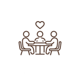 peoplesittingtablelove