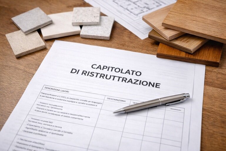 Capitolato ristrutturazione: come si scrive e perché è l’unico modo per controllare costi e qualità