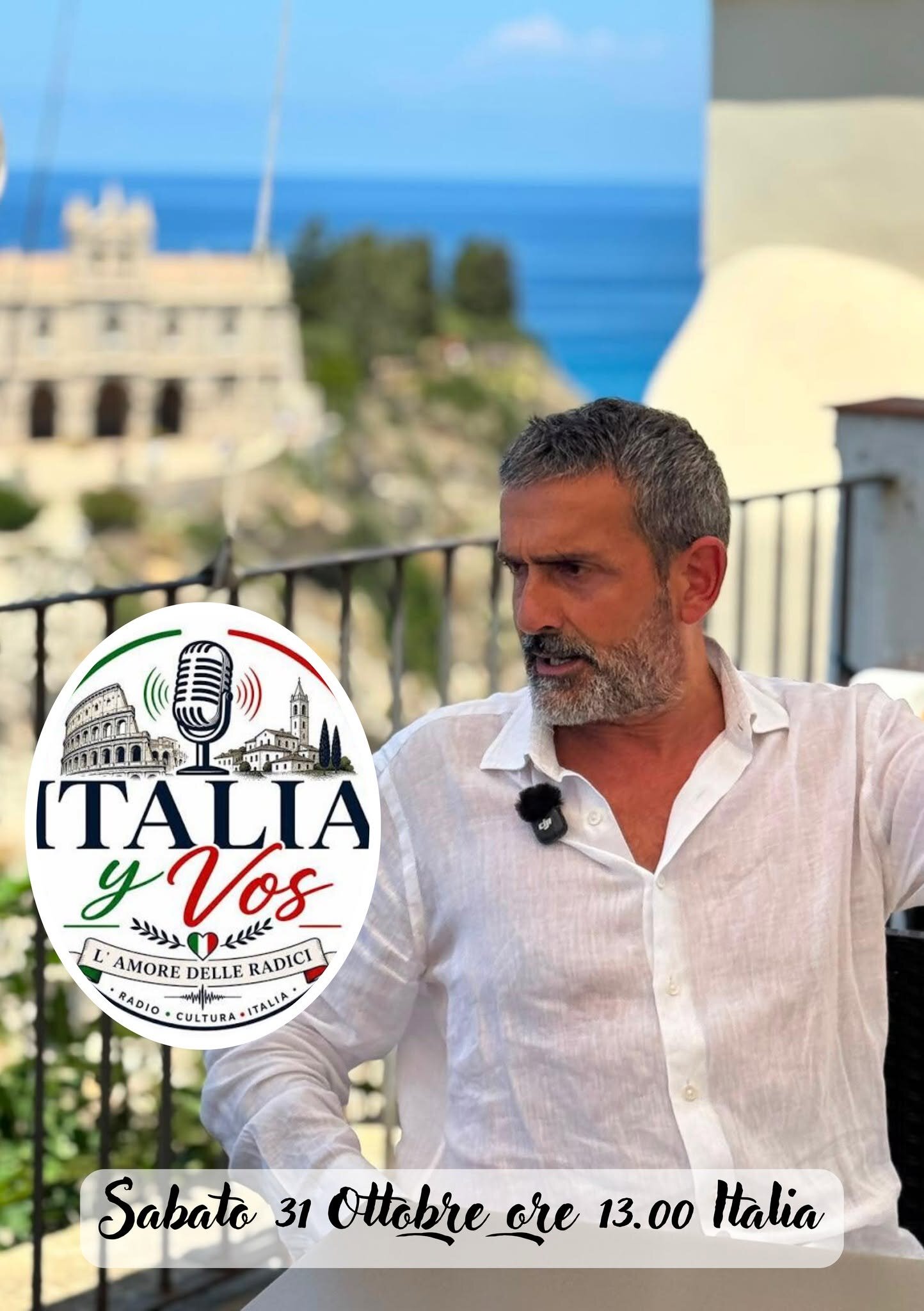 TROPEA IN DIRETTA CON L’ARGENTINA. SABATO 31 IL SINDACO MACRÌ OSPITE DI ITALIA Y VOS: IDENTITÀ, RADICI E PROMOZIONE INTERNAZIONALE