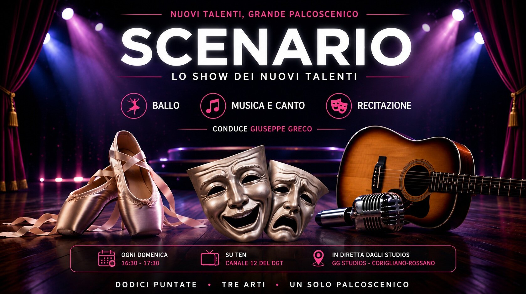 NASCE SCENARIO: AGLI STUDIOS ARRIVA IL TALENT CHE ACCENDE I RIFLETTORI SUI GIOVANI