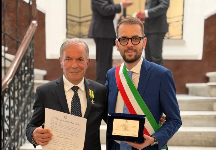 UN ORGOGLIO CHE UNISCE MORMANNO, GIOVANNI ARONNE INSIGNITO DELLA STELLA AL MERITO DEL LAVORO