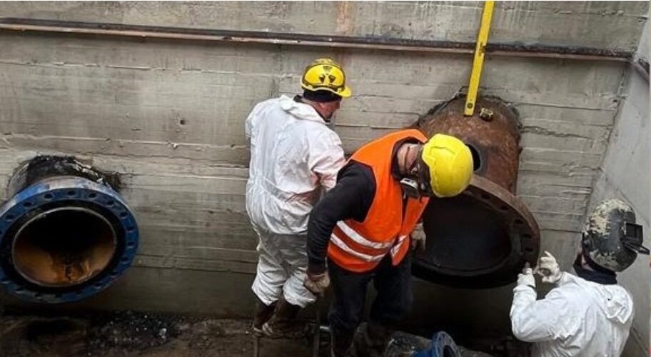 SICUREZZA ED EFFICIENZA DEL SISTEMA IDRICO, SOPRALLUOGO TECNICO SUI NUOVI BY-PASS DELL&rsquo;ACQUEDOTTO ABATEMARCO