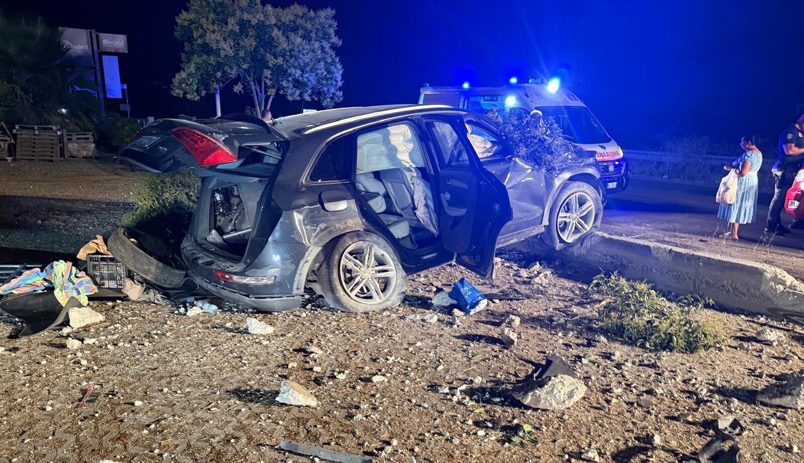 SFIORA LA TRAGEDIA A ROSSANO: GIOVANE PERDE IL CONTROLLO DELL’AUDI