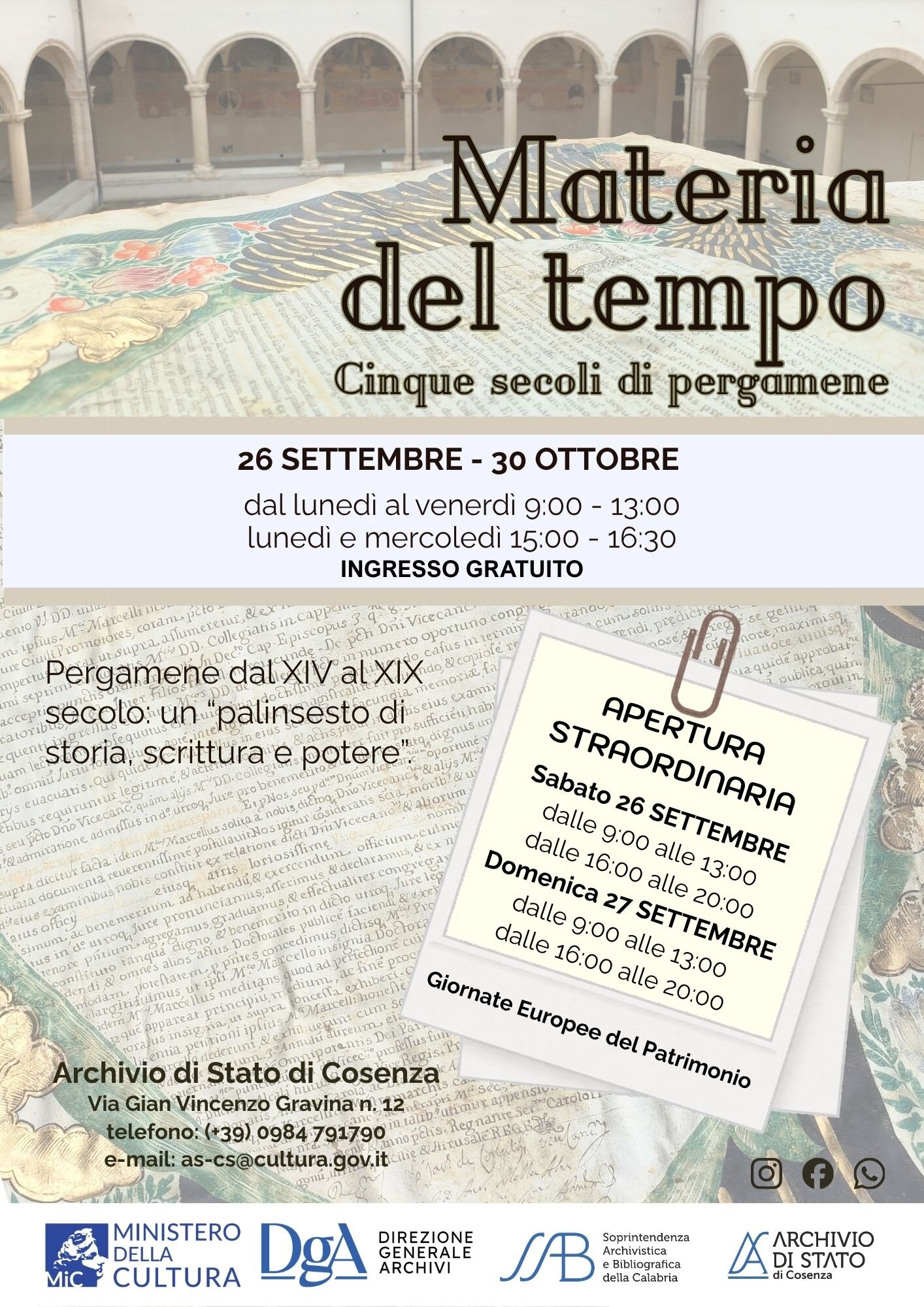 All’Archivio di Stato di Cosenza cinque secoli di storia nelle pergamene riutilizzate dai notai