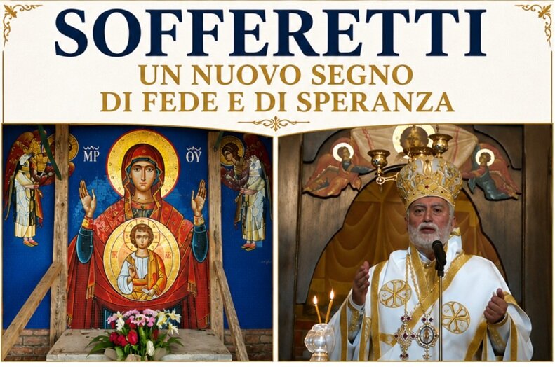SOFFERETTI SI PREPARA PER LA BENEDIZIONE DEL GRANDE MOSAICO DELLA MADRE DI DIO SOFFERETTI SI PREPARA PER LA BENEDIZIONE DEL GRANDE MOSAICO DELLA MADRE DI DIO
