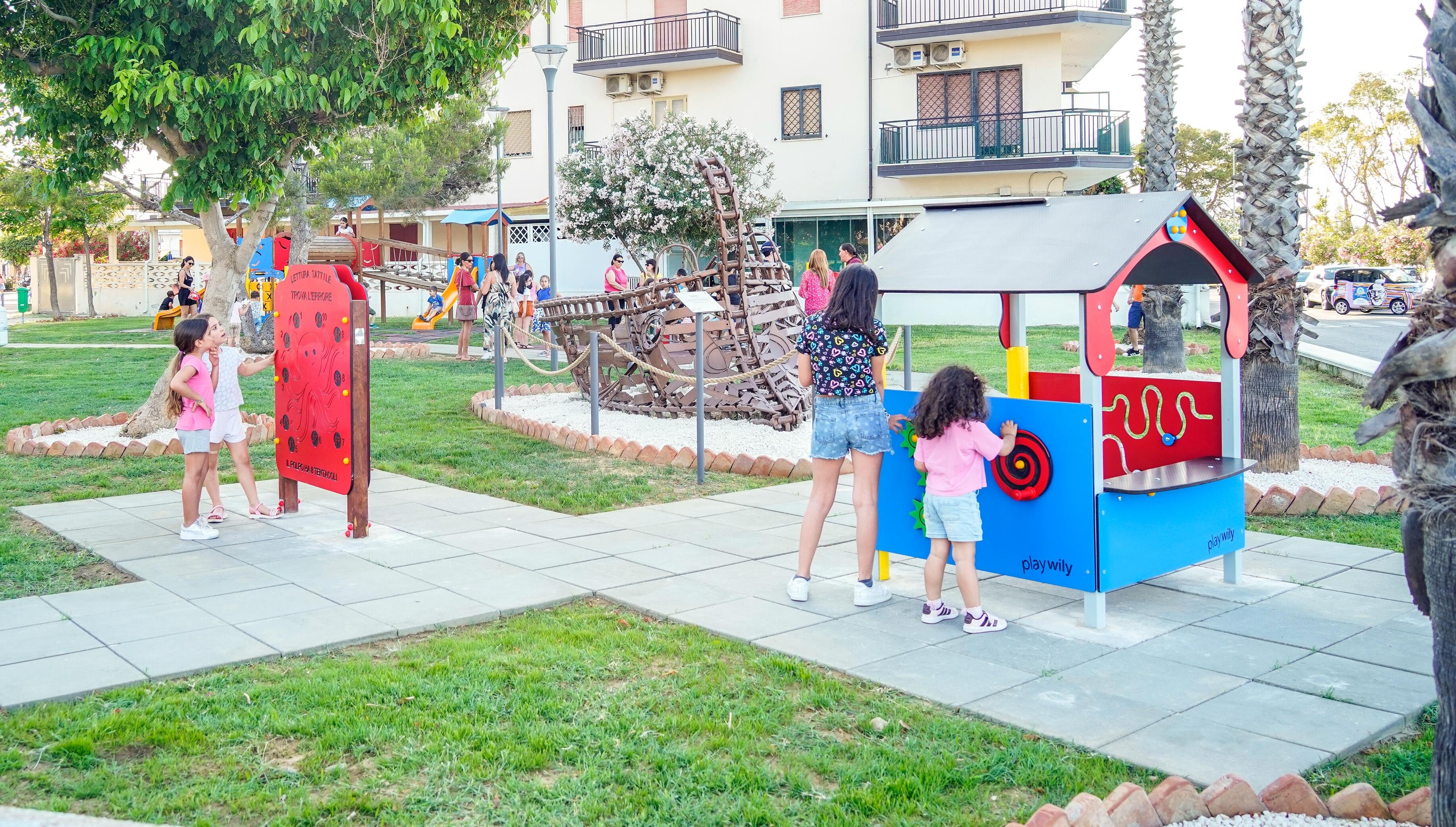 SCHIAVONEA, ALLA &ldquo;VILLETTA DEI DUE MARI&rdquo; INAUGURATA AREA LUDICA INCLUSIVA